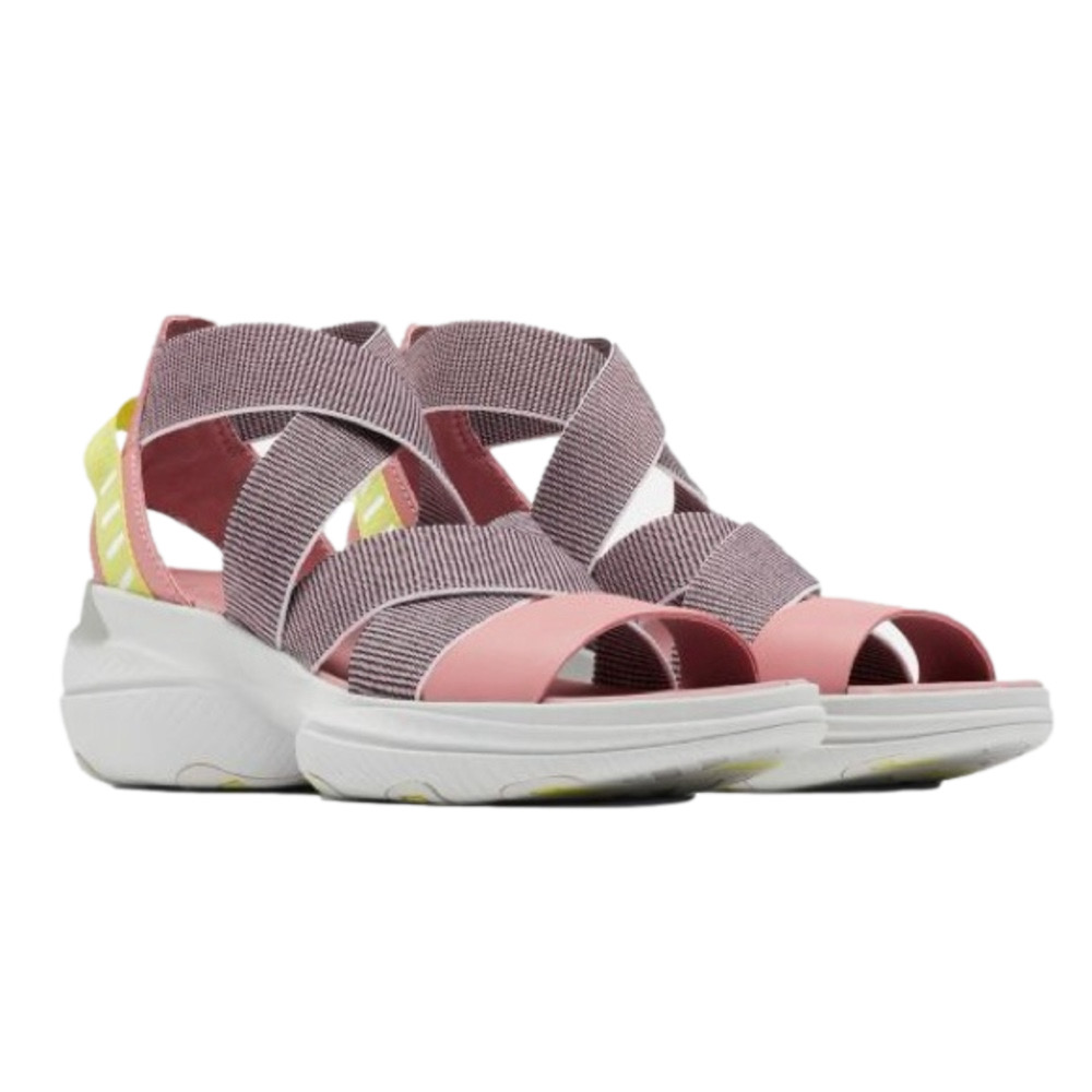 Sorel Pink & Lavender Strappy Platform Sandals